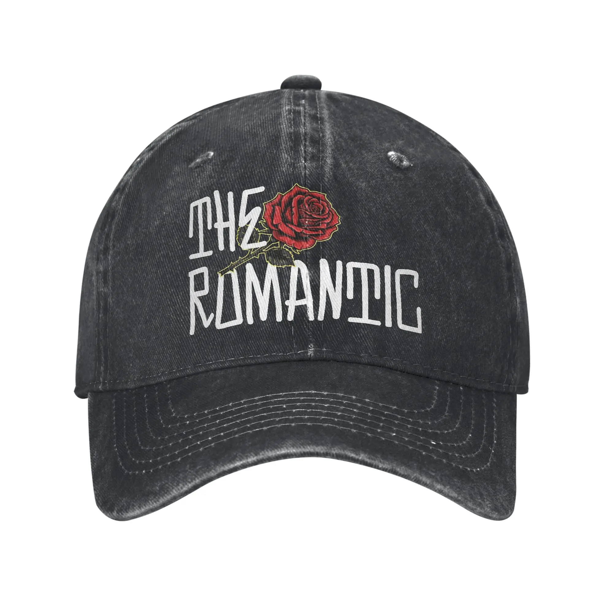 Casquettes imprim�es Bruno Mars The Romantic Tour 2026 pour unisexe, en coton, style camionneur, d�contract�es, r�glables