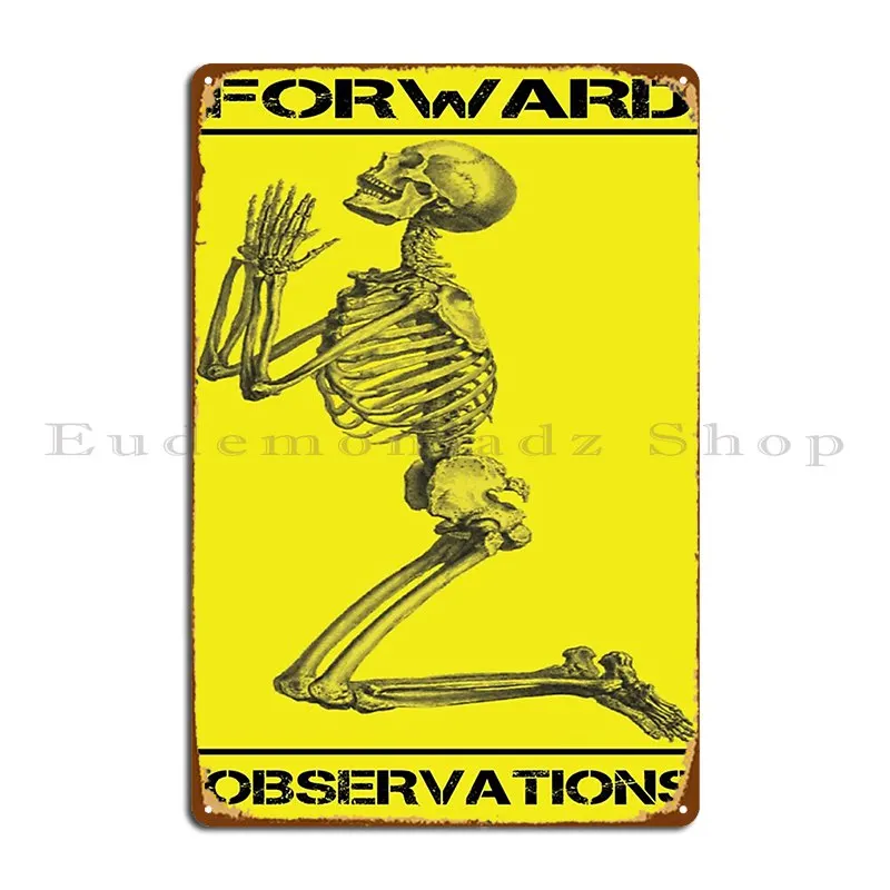 Forward Observations Group Essential Metal Sign Designing Iron Kitchen Party Cinema Tin Sign Poster