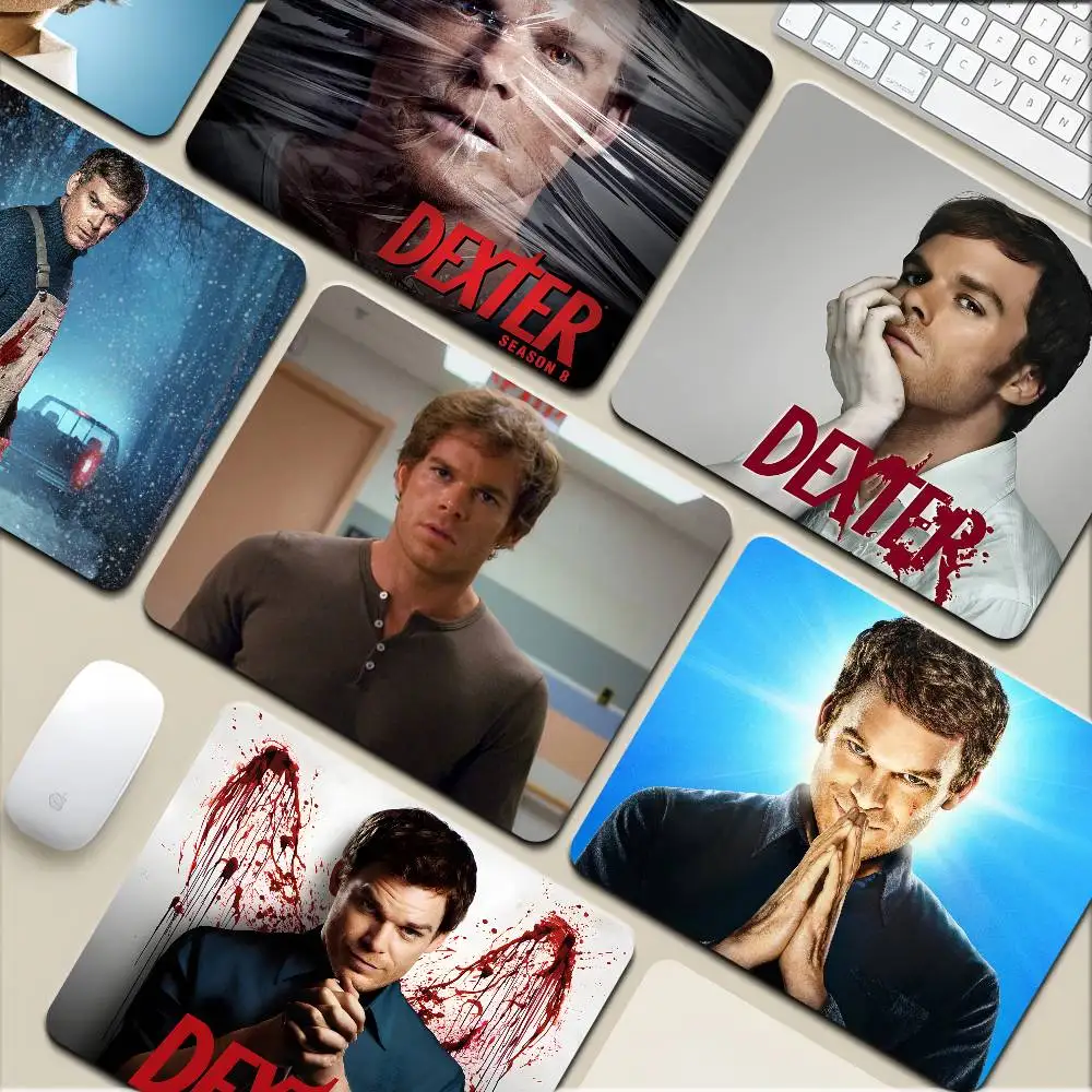 Dexter TV-Serie, kleines Mauspad, Tastatur-Pad, Laptop-Kissen, rutschfeste Schreibtischunterlage