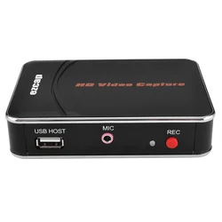 1080p HDMI Video Capture Card Game Recorder for DVD TV Box Camera Laptop PC Video Recording To USB Flash Drive Mic in HDMI Loop