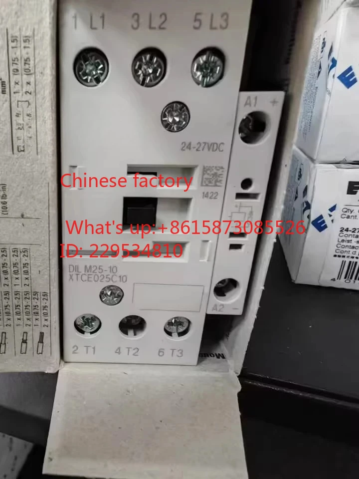 1pcs DILM25-10 (RDC24) im-ported contactor U-L, C-SA certif-ication comp-lete