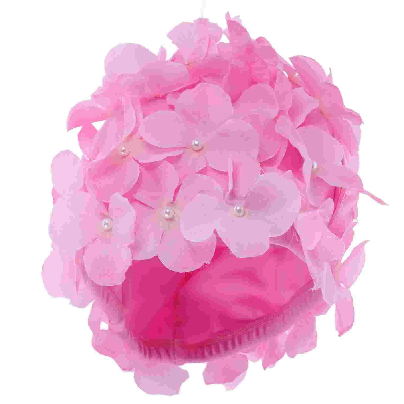 

Fashionable Swim Floral Petal Stylish Swimming Hat Bathing Caps Size L for Women (Pink) Flower Swim Cap