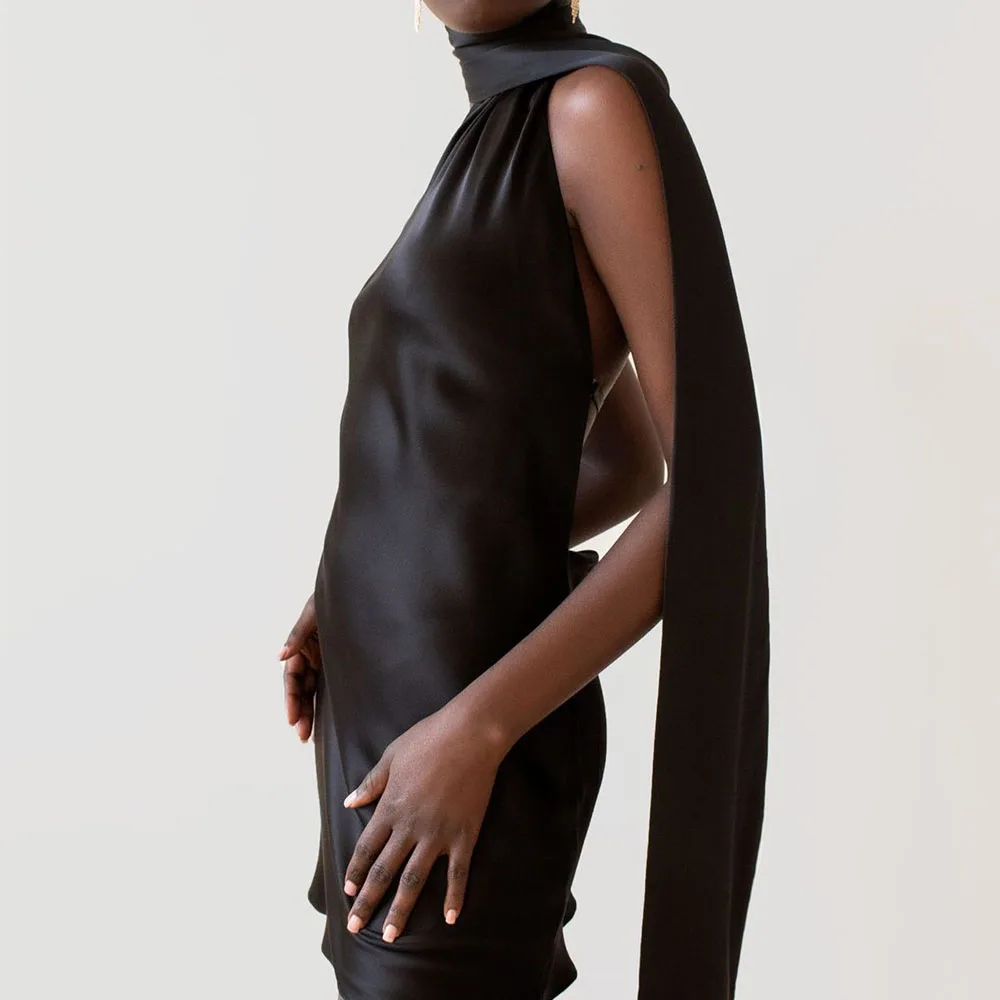 Robe de soirée classique élégante, formelle, pour mariage, bal, Cocktail, manches longues, vêtements féminins, boîte de nuit, tenue de fête unique