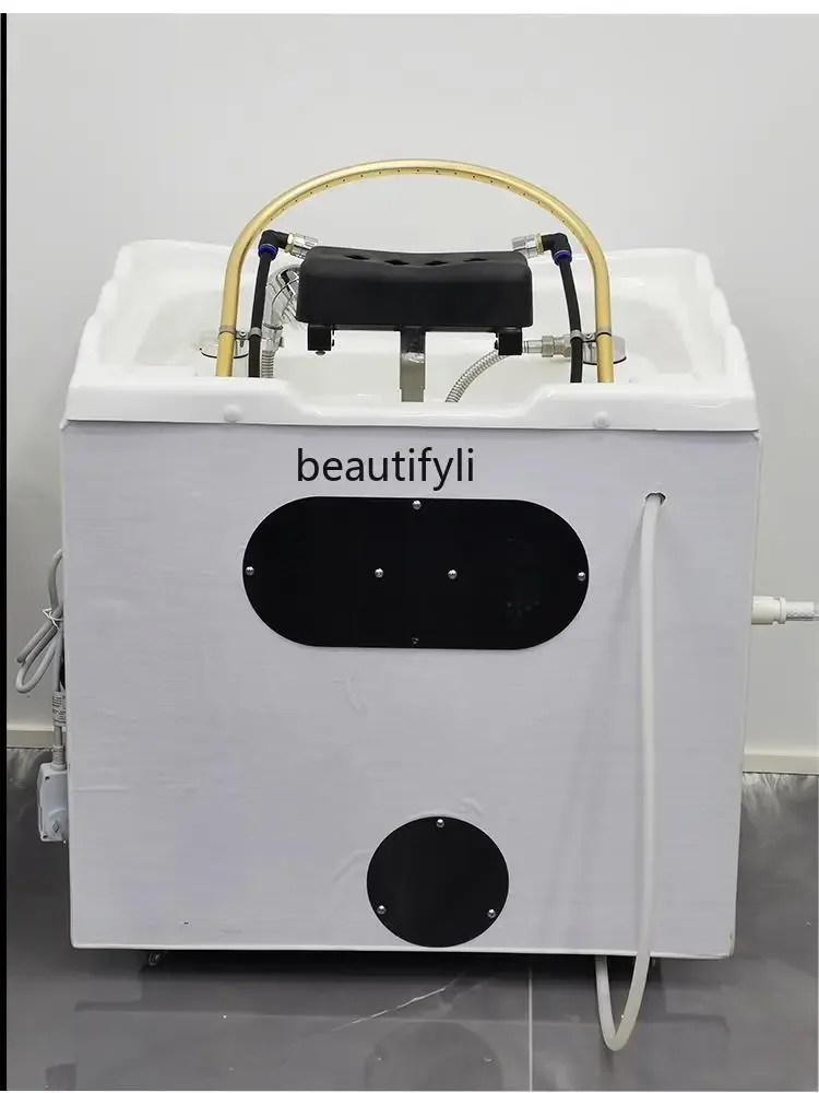 ss 8350 Beauty Salon Movable Head Treatment Basin Hair Care Shop Do Not Need to Connect Water Physiotherapy Instrument Fumigatio