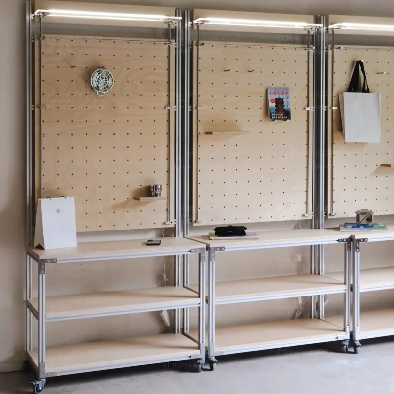 

Medieval birch marine plate aluminum profile rack floor-to-ceiling storage cabinet locker display cabinet drawer cabinet