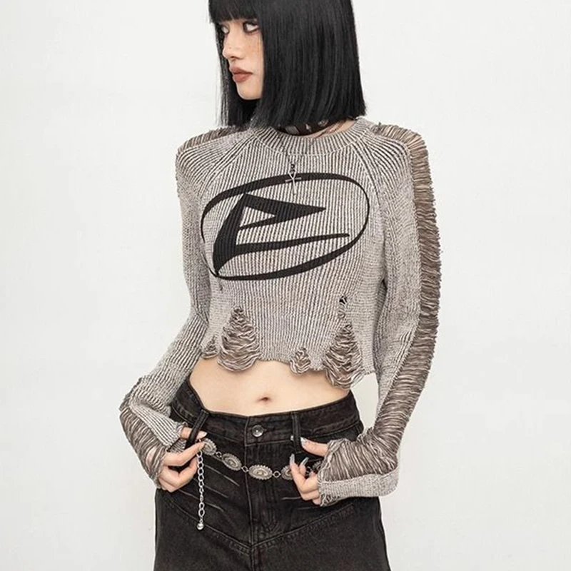Thumbnail 4 - #12 Trending Womens Cropped Knit Sweaters Right Now
