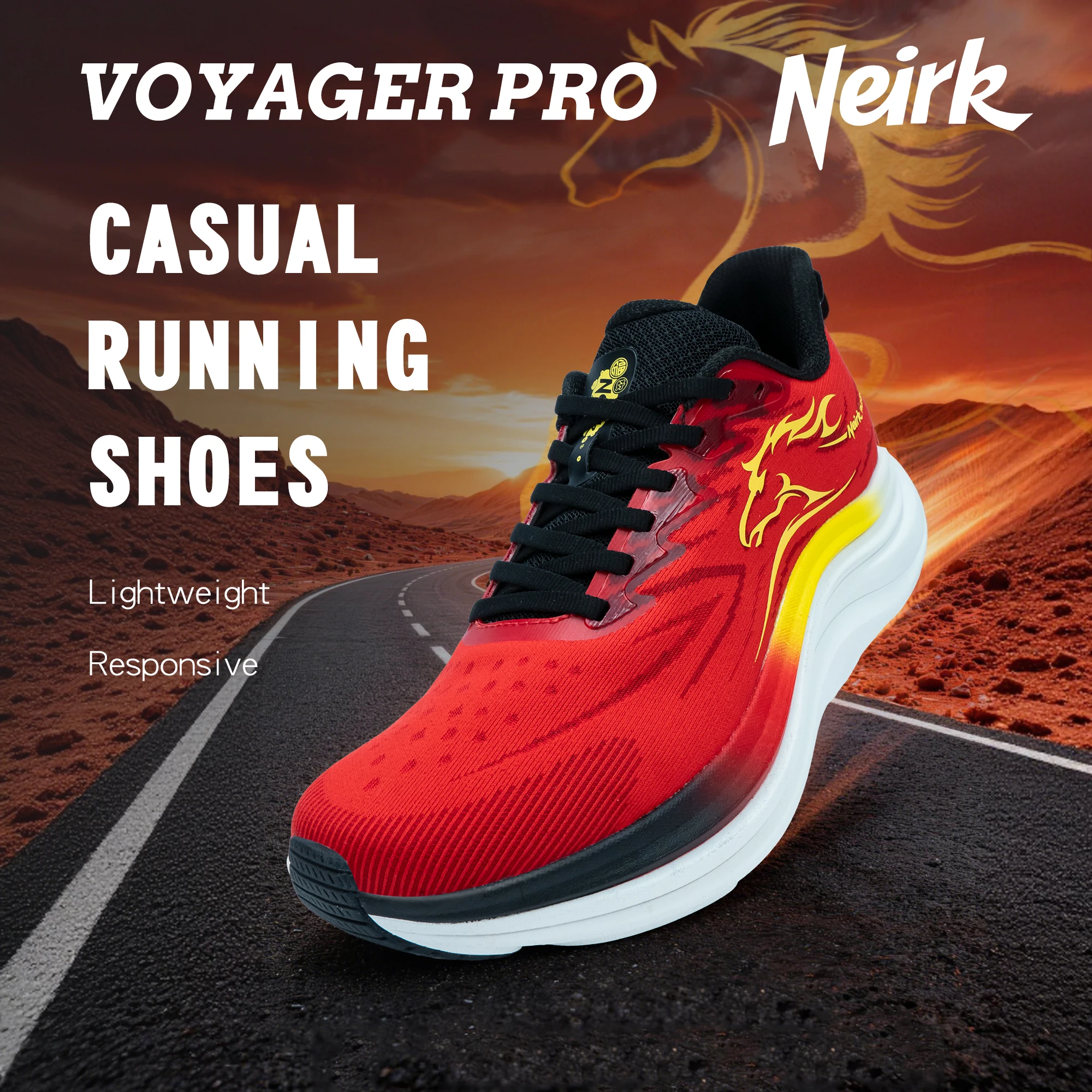 Lightweight Shock Absorption Sports Running Shoes Couple Style Breathable Mesh Casual Walking Shoes Jogging Shoes for Men Women
