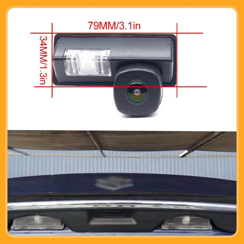 170° Rear View Camera For Suzuki Maruti Dzire Swift Dzire 2012~2018 2019 2021 CCD HD Night Vision Reverse Parking Backup Camera