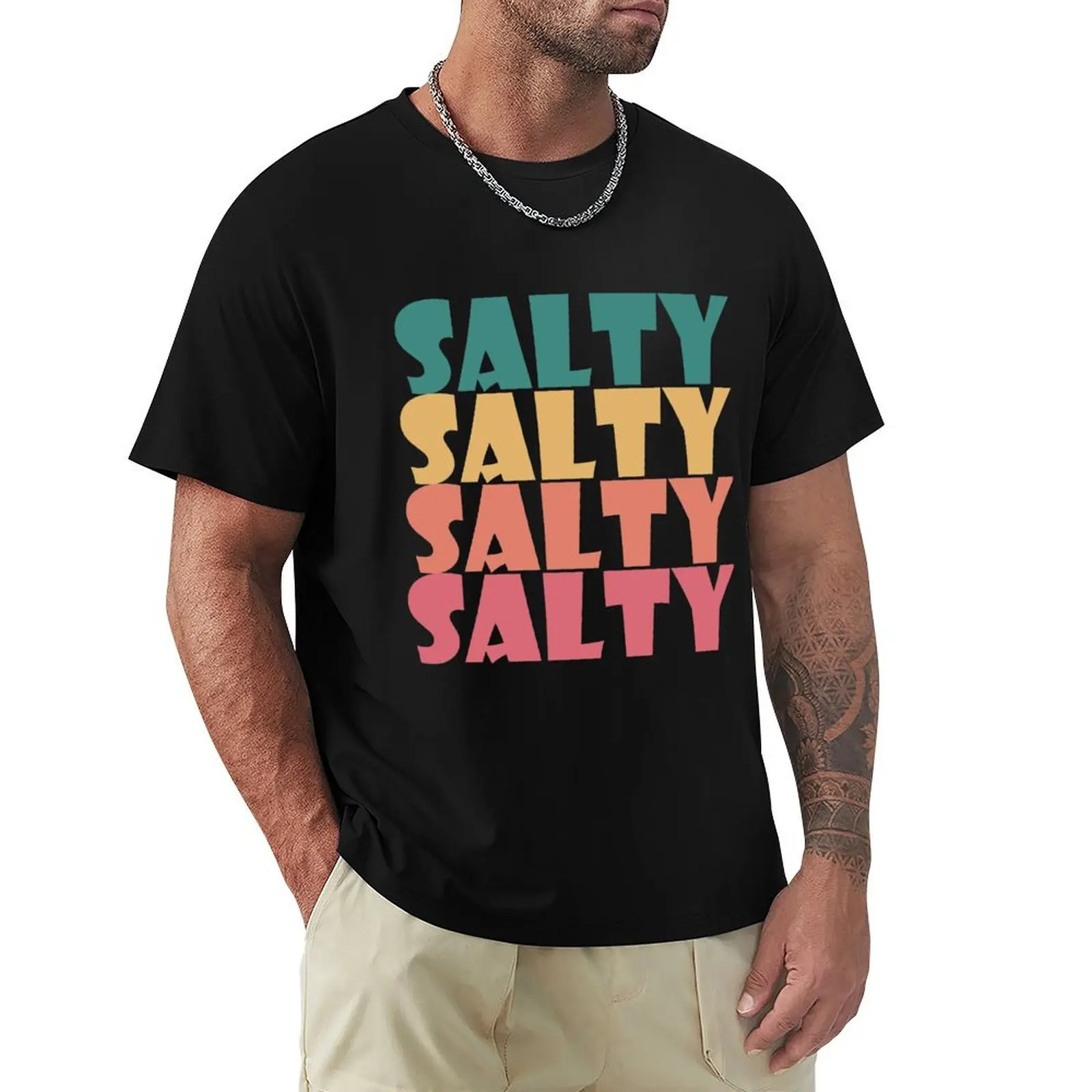 

Super Salty T-Shirt quick drying kawaii clothes boys whites men t shirts
