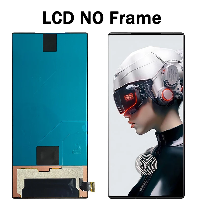 6.8”AMOLED For ZTE nubia Red Magic 9 Pro/9 Pro+ Plus NX769J LCD Display Touch Screen Digitizer Assembly Replacement