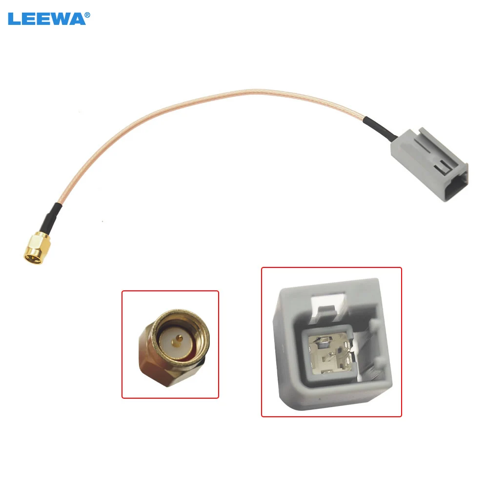 

LEEWA Car Auto Aerial Antenna Adapter GT5 (Male) Plug To SMA (Male) Plug Cable For GSM/GPS/DAB/Radio #CA4389