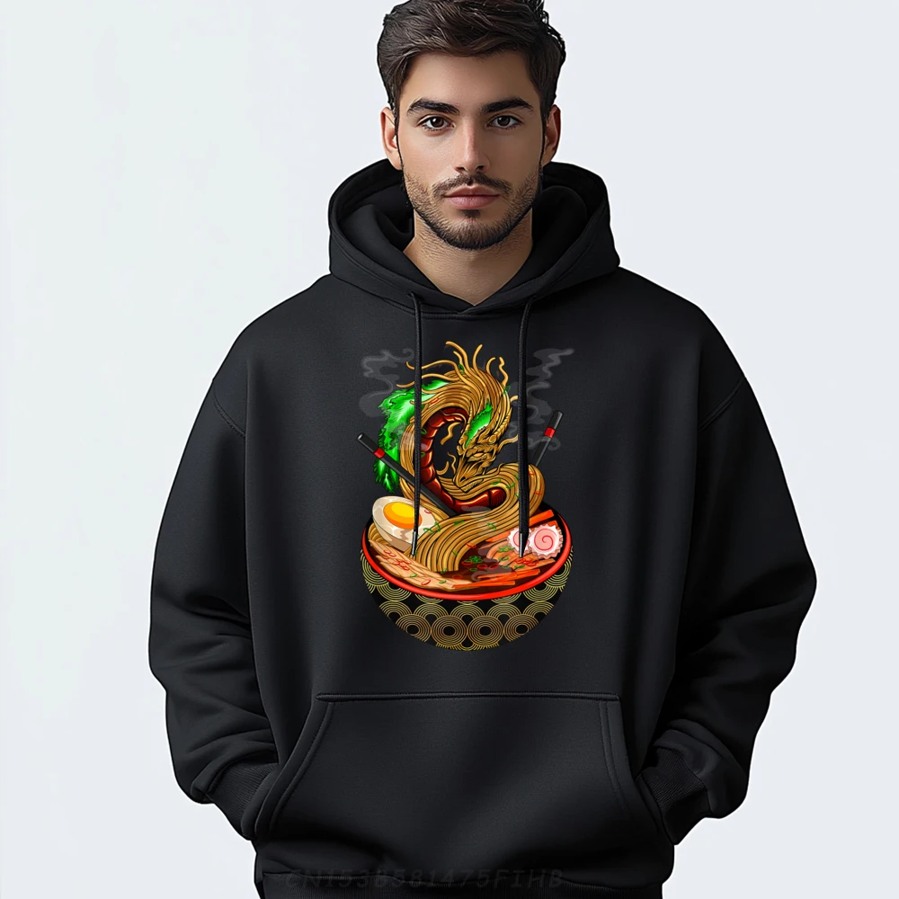 Ramen T Kawaii Dragon Funny Japanese Noodles Soup Tee Vintage Hoodie Men Man Clothes Christmas Sweater