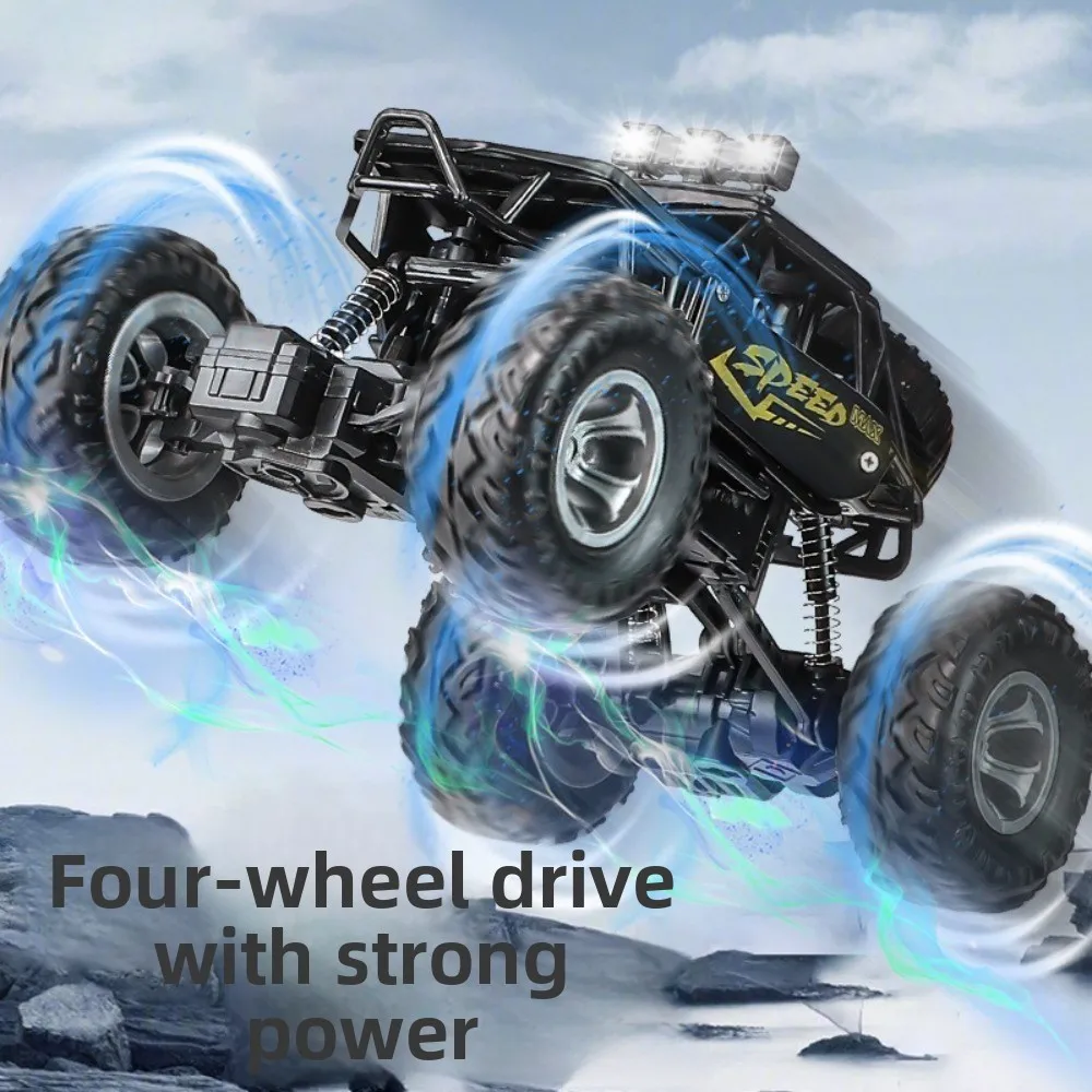 New 1:20 Alloy RC Crawler Car High Speed Spray and Lighting RC Buggy Car Durable 4WD Climbing Buggy Truck Holiday Gifts