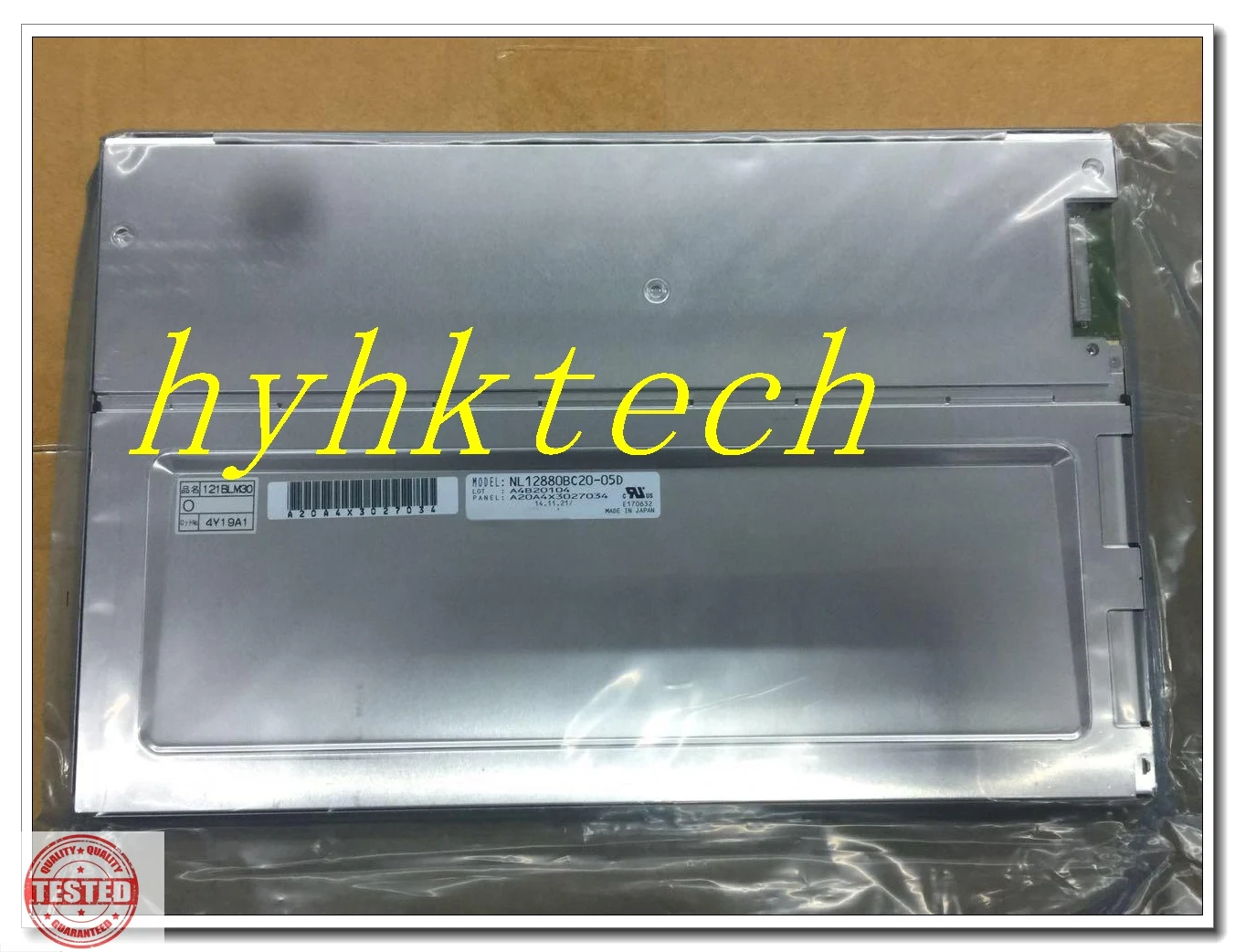 

Original 12.1 inch LCD NL12880BC20-05 NL12880BC20-05D 1280*800, 100% tested working before shipment