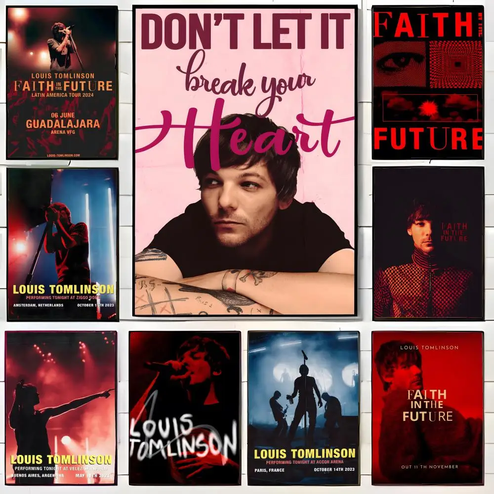 Louis Tomlinson Poster Wall Art Print Decorative Mural Home Decor Gift Unframed
