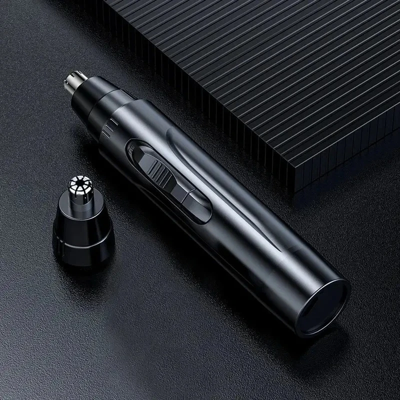 Black Electric Nose Hair Trimmer Ear and Nose Hair Trimmer Professional Painless Nose Hair Trimmer For Men And Women