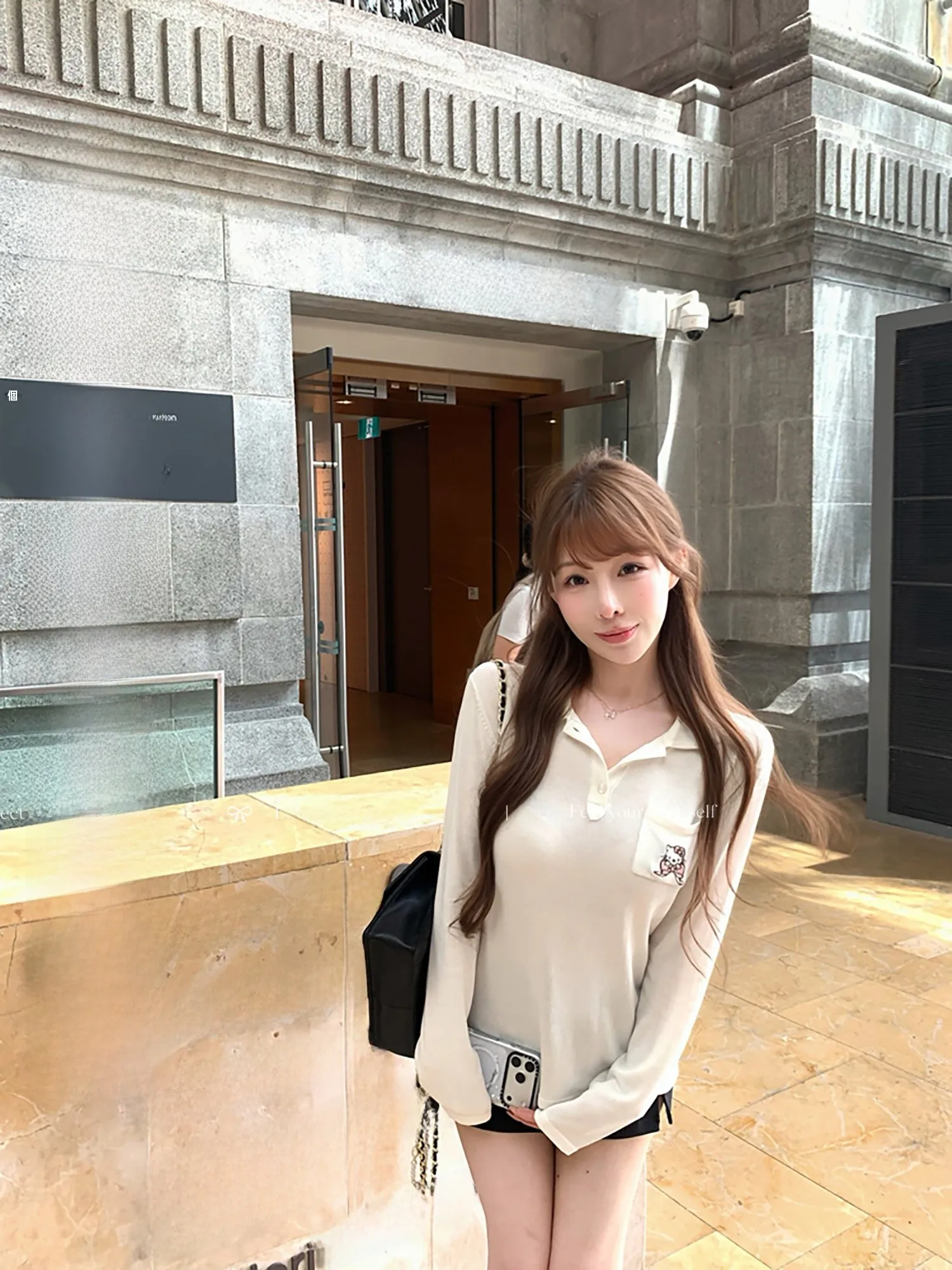 

Женский белый вязаный свитер Lukira с вышивкой, свободного кроя, повседневный, с длинными рукавами, из мягкой вискозы, весна 2026