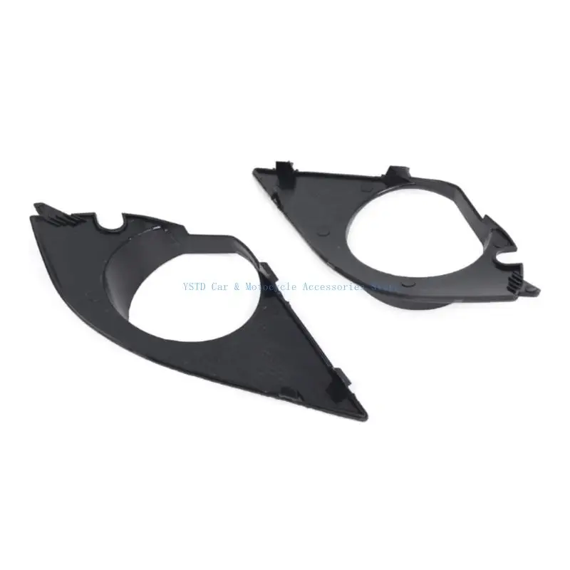 L5BC Foglight Grille Cover Untuk E60 E61 Fog Lamp Bumper Frame Grille Cover Insert Trim