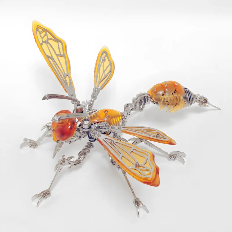 WW21 Nine-Tailed Fox 3D Metal Assembly Model Puzzle Mechanical Assembly Handmade Difficult Creative Toy