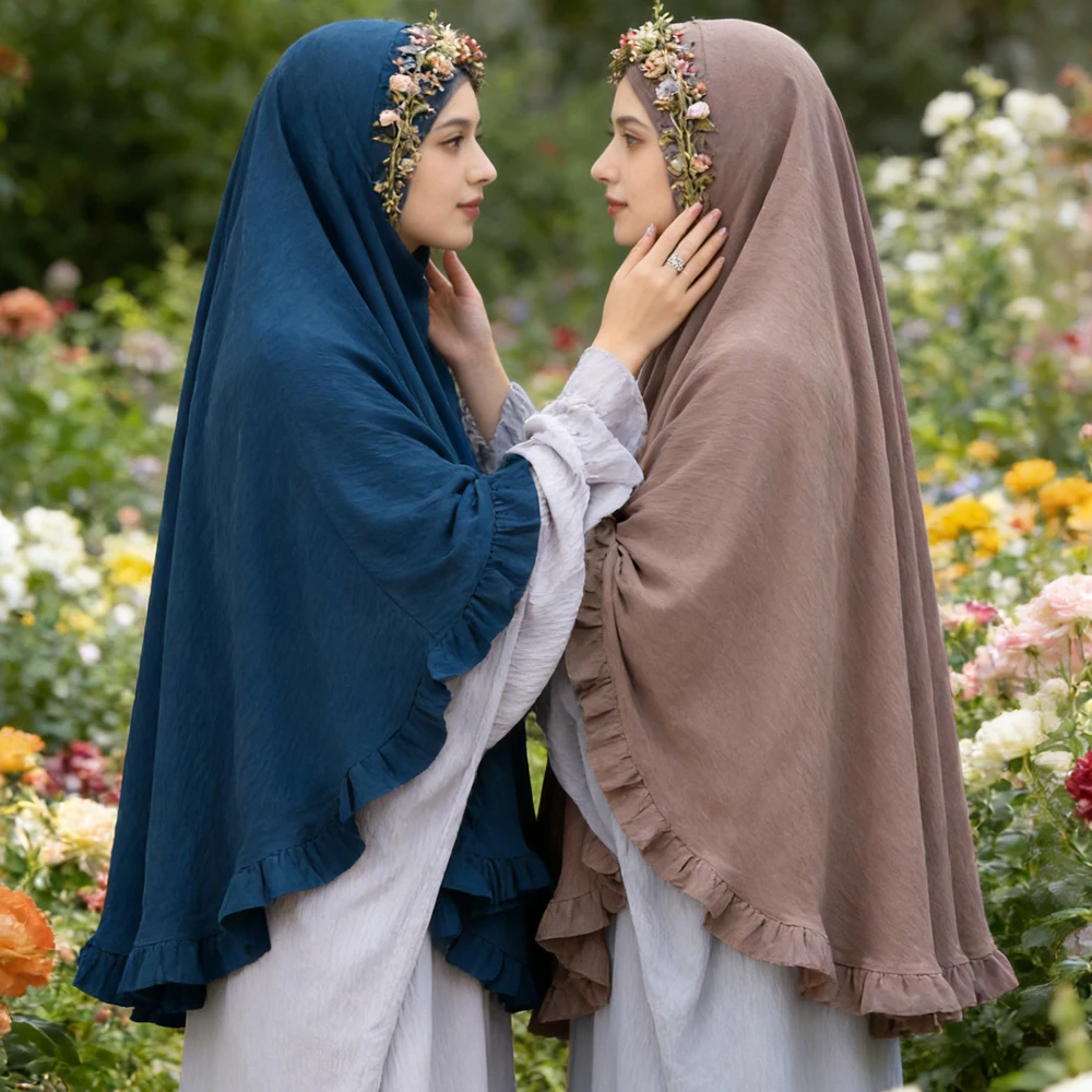 

Рамадан Ид Джеллаба Химар Мусульманские Женщины Молитвенный Шарф Химар Длинный Хиджаб Ислам Дубай Турция Абая Никаб Кабая Платок Никаб