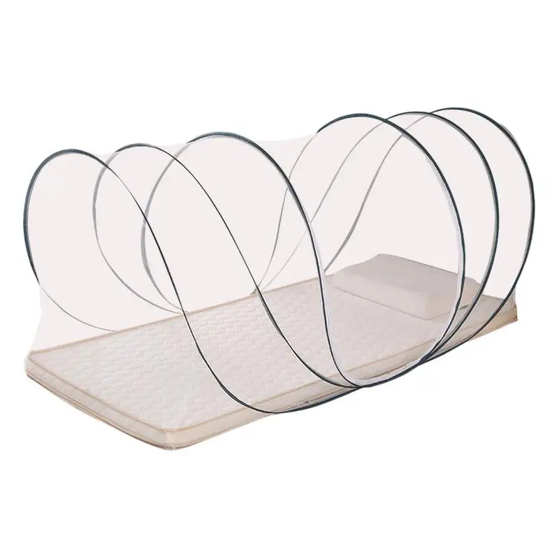 camping mosquito net with encrypted mesh Foldable Mosquito Netting Portable Single-Person Screen Tent for Home Dormitory Hotel