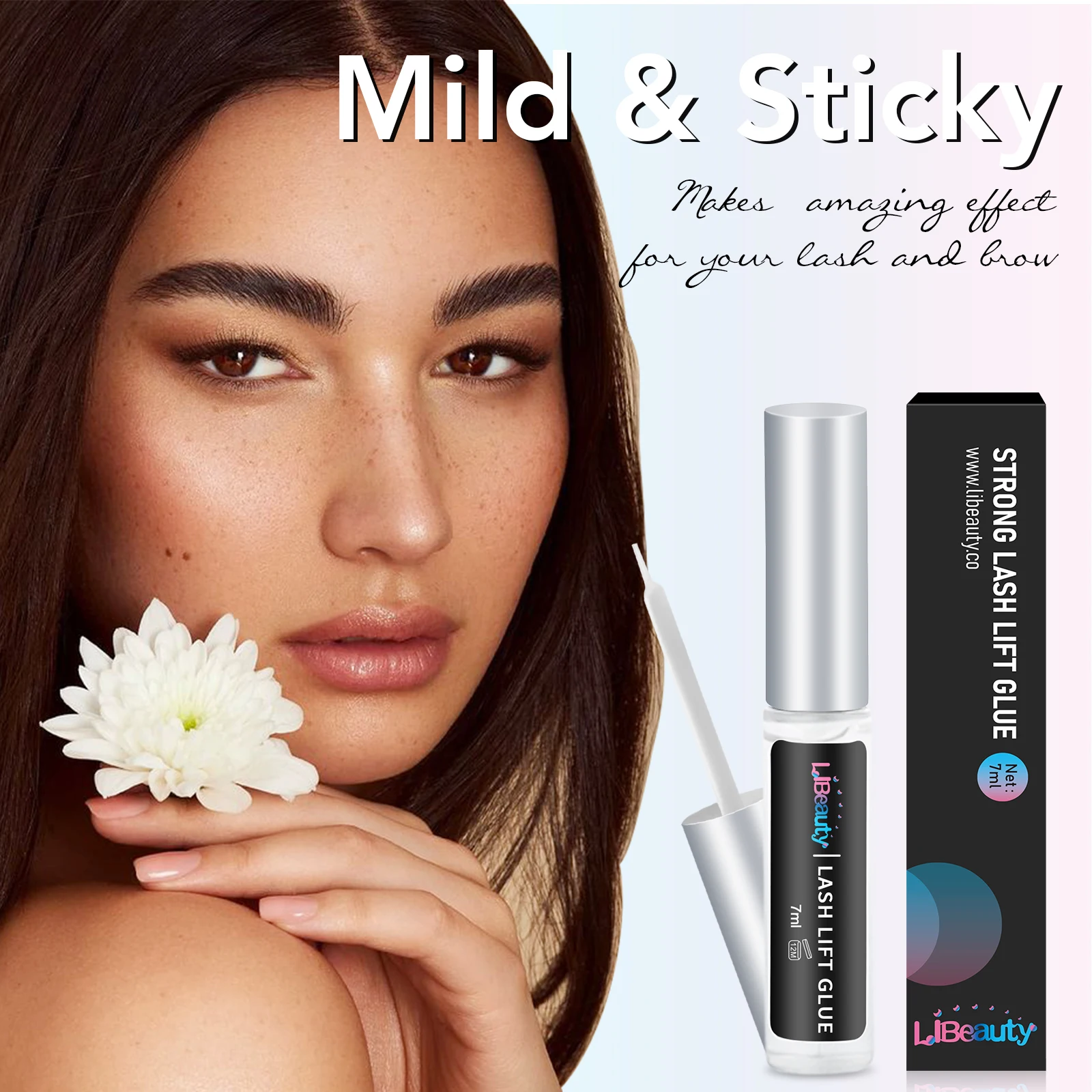 Libeauty 7ml Strong Lash Lift colla Super Lash Lifting adesivo trasparente per il sollevamento delle ciglia strumento per colla per ciglia può fare il tuo Logo