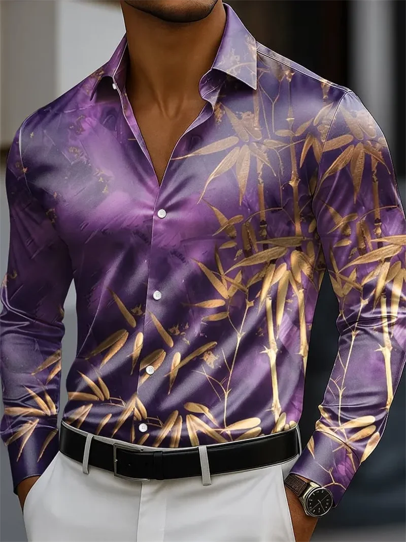 New Men's Long Sleeved Shirt w - 3D Printing Technology recension och pris