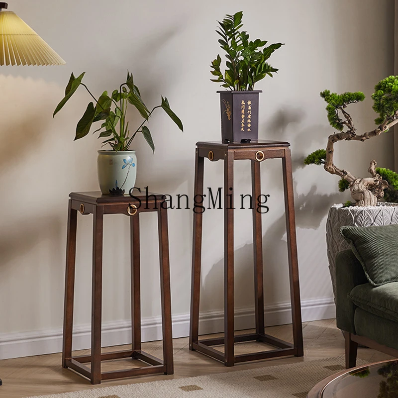 CL flower shelf living room floor-to-ceiling flower table decorative ornament display rack Chinese  flower pot plant display