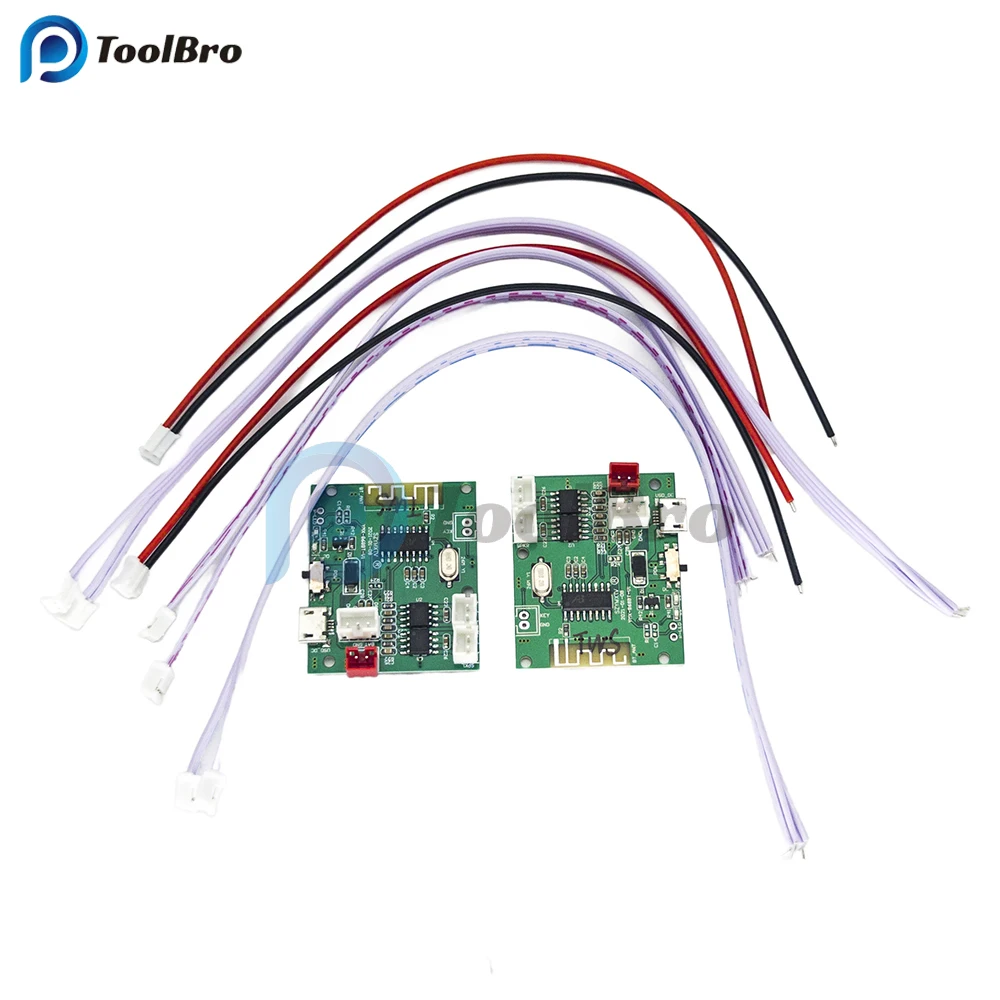 Imagem -02 - Auto Pair Tws Audio Power Amplifier Board Bluetooth 5.0 Receptor Micro Usb Módulo Amplificador para Alto-falante Subwoofer 5w Mais 5w 5v Pcs