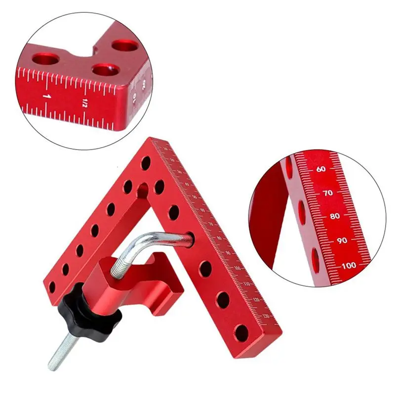 ABZC-3 Pieces Of Woodworking Right-Angle Fixture Right-Angle Fixing Clamp L-Shaped Auxiliary Fixture