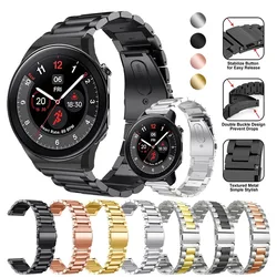 22mm Stainles Steel Band For OnePlus Watch 3 2 Strap Replaced Bracelet For Realme Watch 3 S Pro Wristband For OPPO Watch X 4 Pro