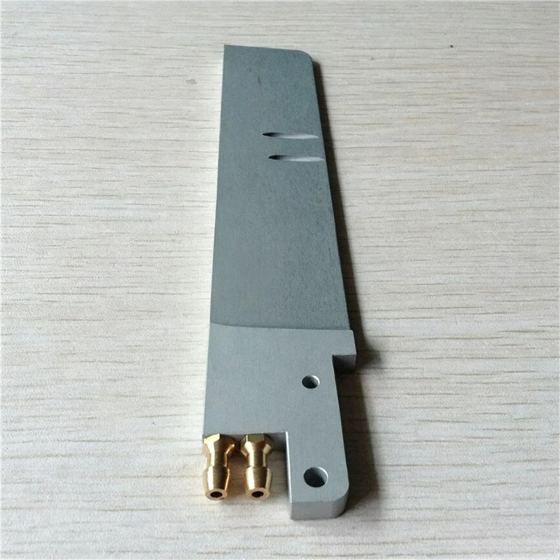 160mm CNC Aluminum Dual Water Pickup Rudder Blade, Cooling Steering Rudder for Gas RC Boat