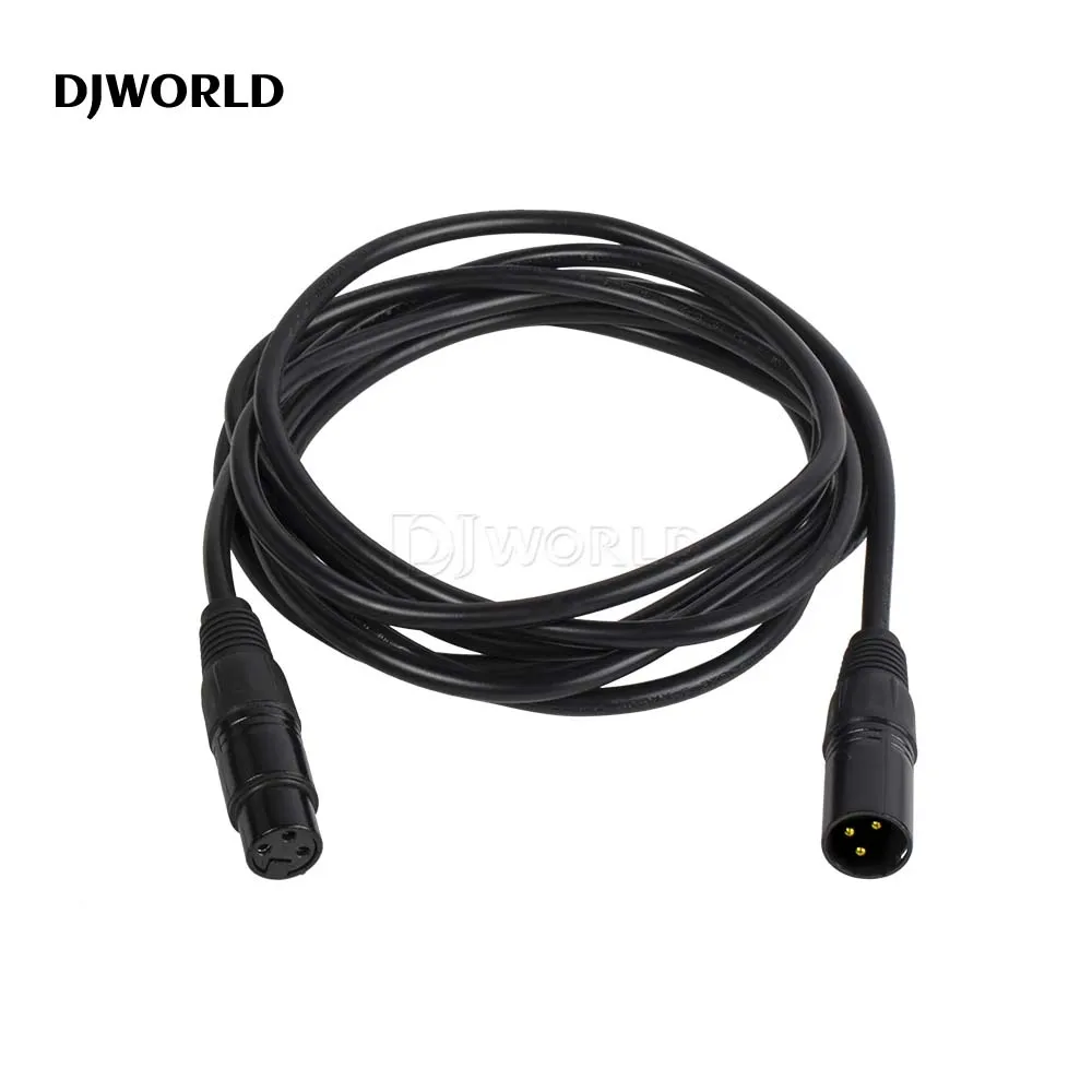 

High Quality 3-Pin Iron Signal Line 1m/2m/3m/5m/10m dmx cable Connect For Par Light Moving Head Light Stage Lighting Accessories