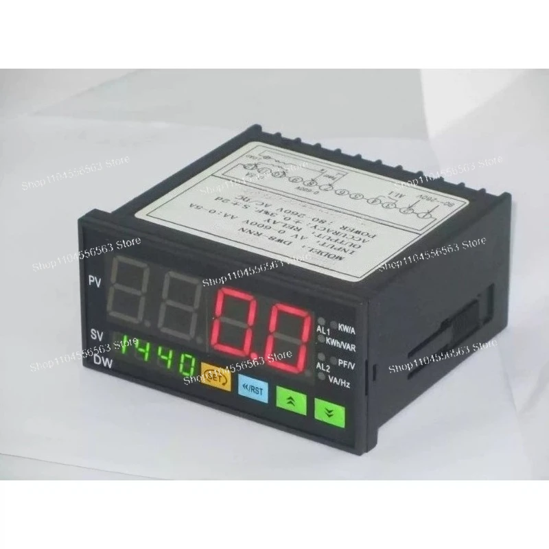 LM8-RRD Digital Weighing Controller Indicator Pressure Gauge 1-4 Load Cell Signals Input 2 Relay Output 4