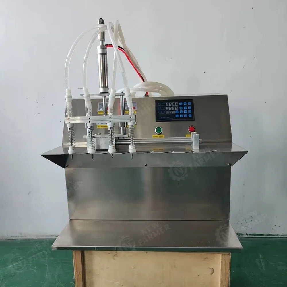 Semi-Automatic Spout Pouch Filling Machine for Juice Hot Liquid Soybean Milk Beverage Liquid Filling Packaging Equipment