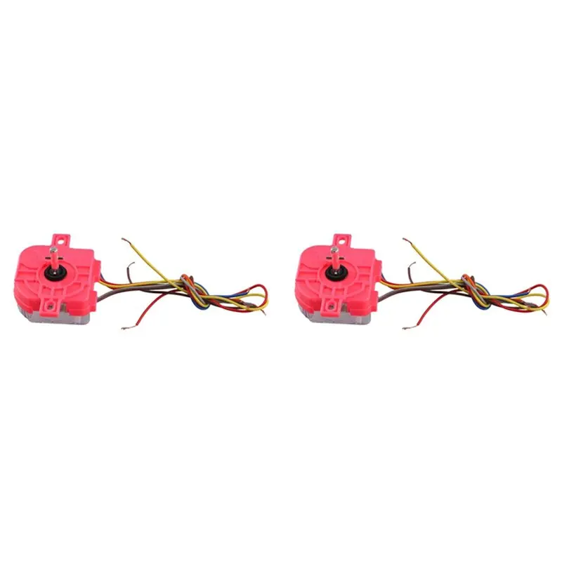 A02M-2X Universal Washing Machine Parts Timer With 6 Wires 220V 3.5A DXT15SF-G Install Distant 6.5-7.5Cm