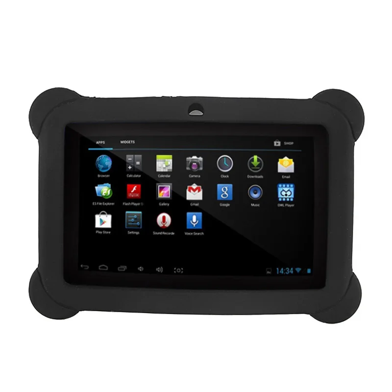 Silicone Gel Protective Back Case Cover For 7 \'\' Allwinner A33 A23 Android Tablet Q88 Flat sleeve Shockproof Case 스냅케이스 태블릿케이스