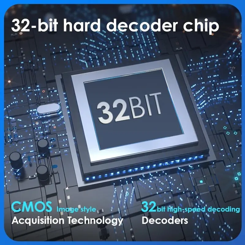Deli-Stand Barcode Scanner, mãos-livres, USB omnidirecional, Leitor PDF417 Data Matrix QR Code Reader, Screen Scan ES231