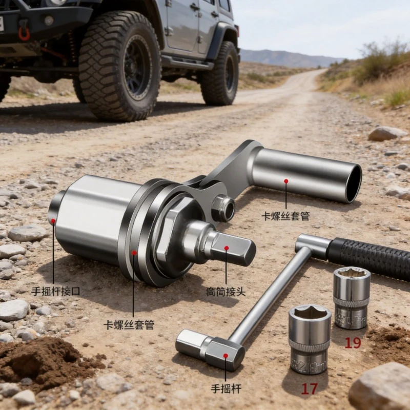 portable-off-road-car-wrench-–-labor-saving-vehicle-tool-for-tire-change-emergency-repair-compact-durable-best-seller