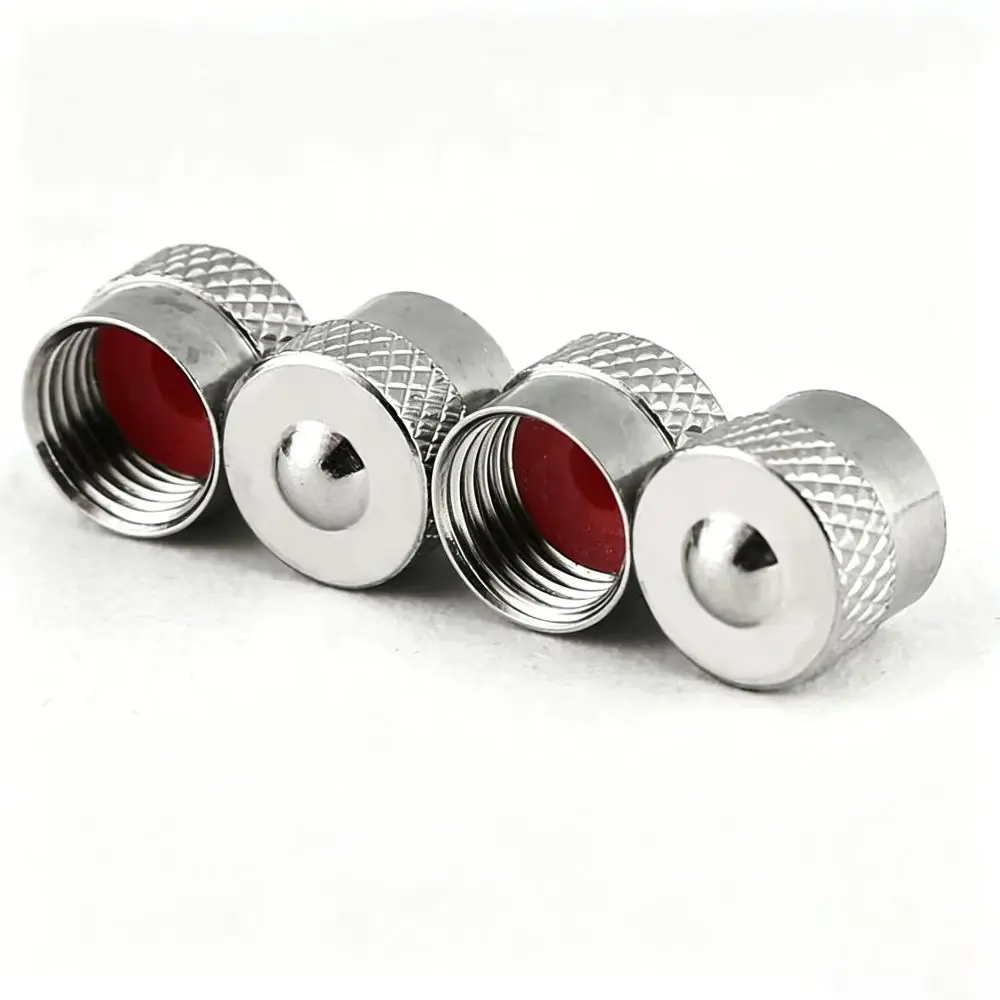 8/12/16pcs Brass Car Tire Valve Stems Caps Dustproof Easy To Install Tire Valve Cap Metal Tire Wheel Stem Air Valve Caps
