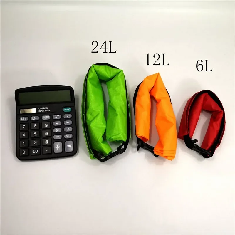 Bolsa seca impermeable para exteriores, bolsa trasera de 6L/12L/24L para natación, Trekking en Río, Rafting, Kayak, paquete de almacenamiento de