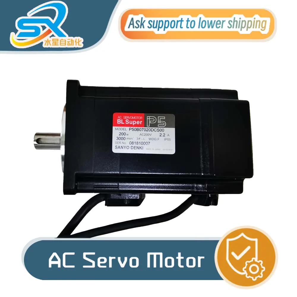 

SANYO DENKI AC Servo Motor P50B07020DCS00 200w Running in good condtion One year/three months warranty