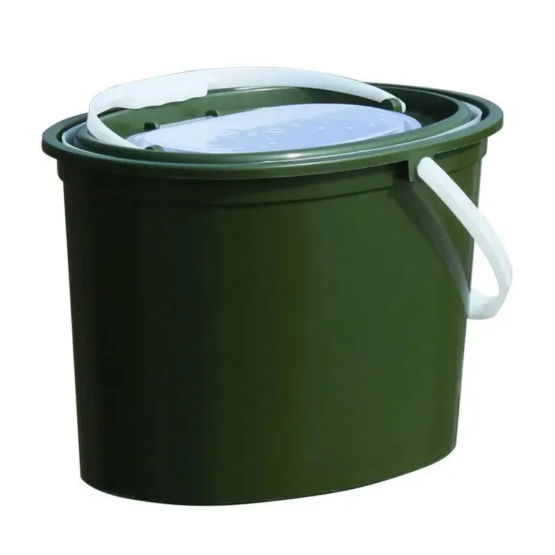 Cosmic Grocery Store Stream Live Fish Bucket with Oxygen Pump Integrated Molding Hard Shell Fish Bucket Toilet Luya Fish Bucket