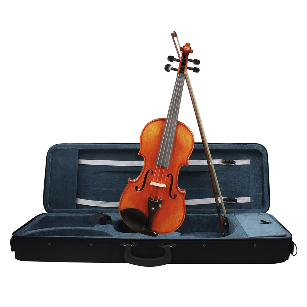 

Handmade Solid Wood Violin Beginner Children Adult Violin 4/4 Natural Spruce Wood Violin