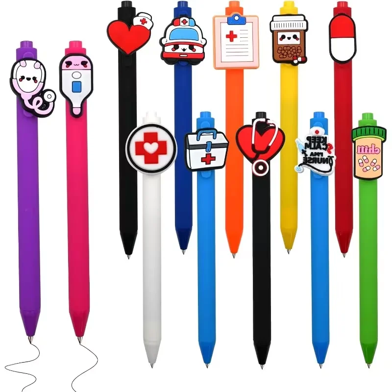 

12 PCS Funny Nurse Pens for Work, Cute Nursing Ballpoint Pens, Nurses Nursing Student Accessories Appreciation Gifts, Nurse Offi