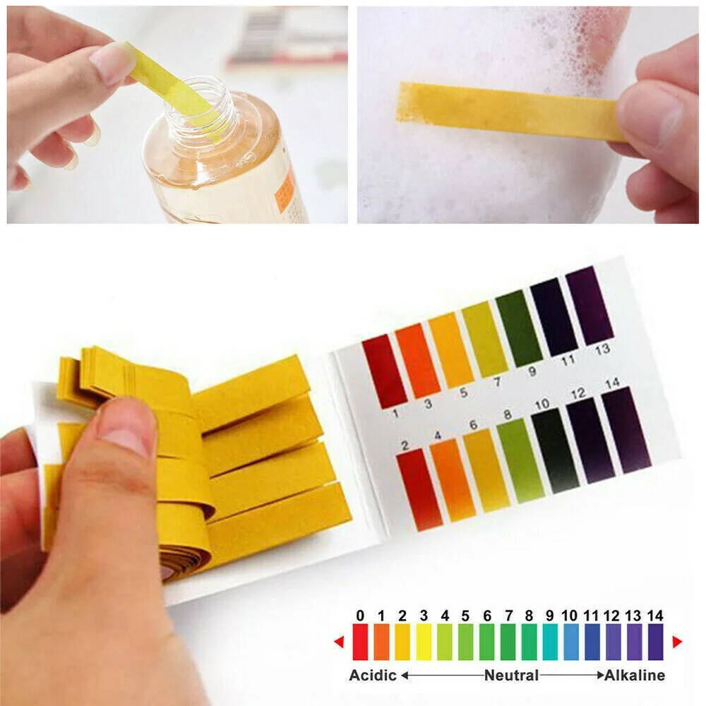 DIY Craft Soap Maker Tools 80Pcs PH Test Strips For Making Handmade Cold Soap Supplies Alkaline Detection 1-14st Tester Paper