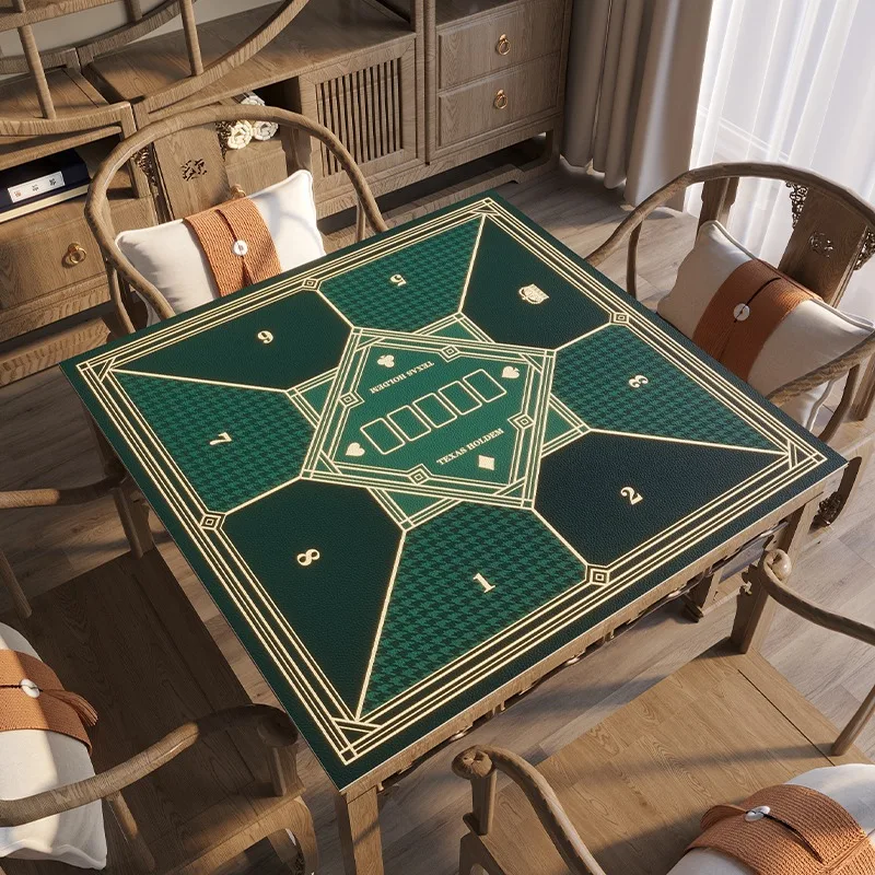 80-センチメートルテキサスポーカースクエア珪藻泥ゲームマットカジノクラブハイエンドゲームマット複数のスタイルのパーティーゲームアクセサリー