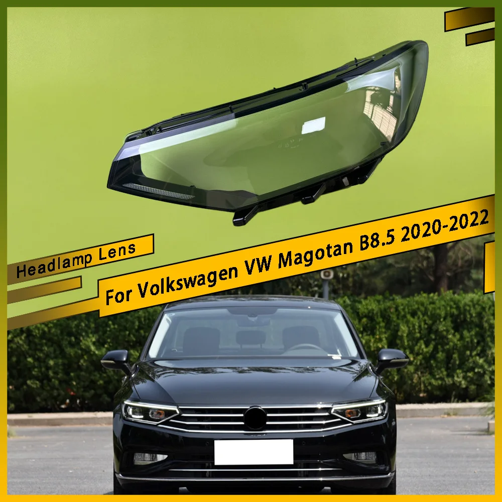 

Для Volkswagen VW Magotan B8.5 2020 2021 2022, крышка передней фары автомобиля, абажур, крышка фары, чехлы для фар