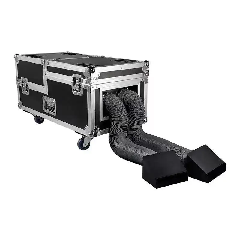 3000W wedding party water sprinkler 2 channels DMX512 onboard wireless remote control LCD screen 18L water tank, fog generator