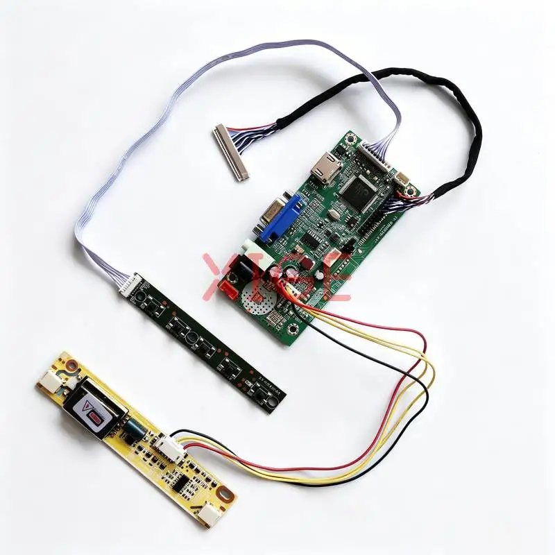 

For LTM200KT03 M200O1 MT200LW01 LM200WD1 LCD Display Drive Controller Board Kit DIY 30 Pin LVDS 2CCFL 1600*900 VGA+HDMI 1600x900